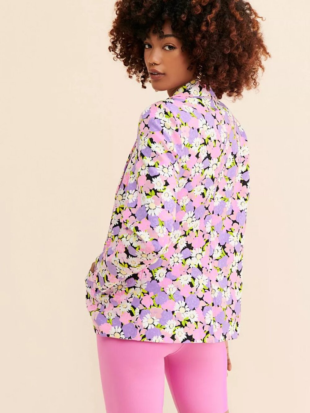 Cras Copenhagen|  Maggie Floral Blazer Pearl Heart Buttons | EU 36/38 Med Lg|EUC - Picture 10 of 10